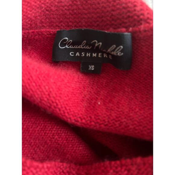 Claudia Nicole 100% Cashmere Two-Toned Sweater - Picture 3 of 4